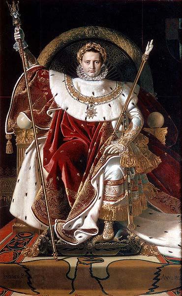 Jean Auguste Dominique Ingres Napoleon I on his Imperial Throne China oil painting art